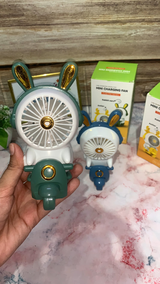 Cute Bunny Portable Fan