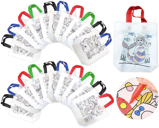 DIY Colouring Bag (set of 10)