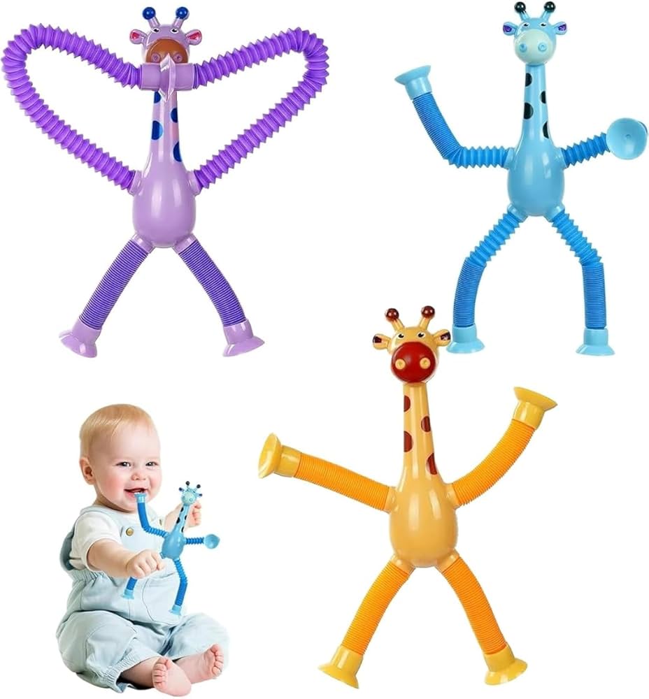 Giraffe Suction Pop Tube (1 piece)