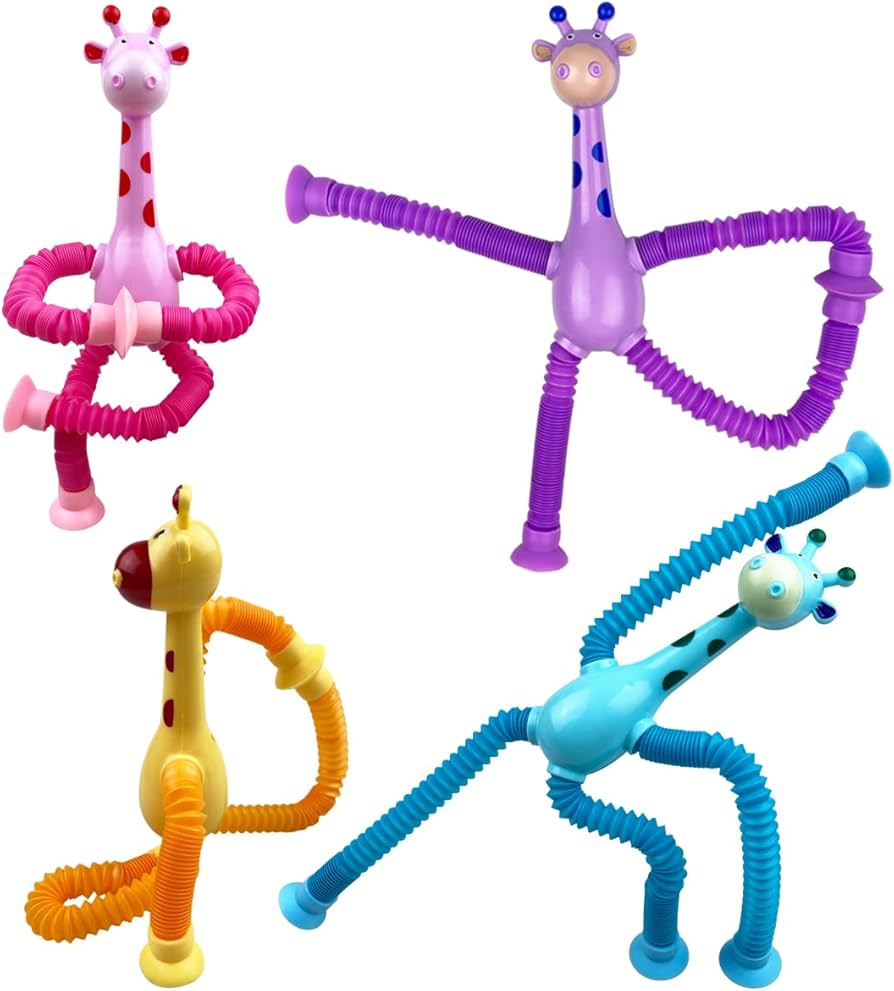 Giraffe Suction Pop Tube (1 piece)